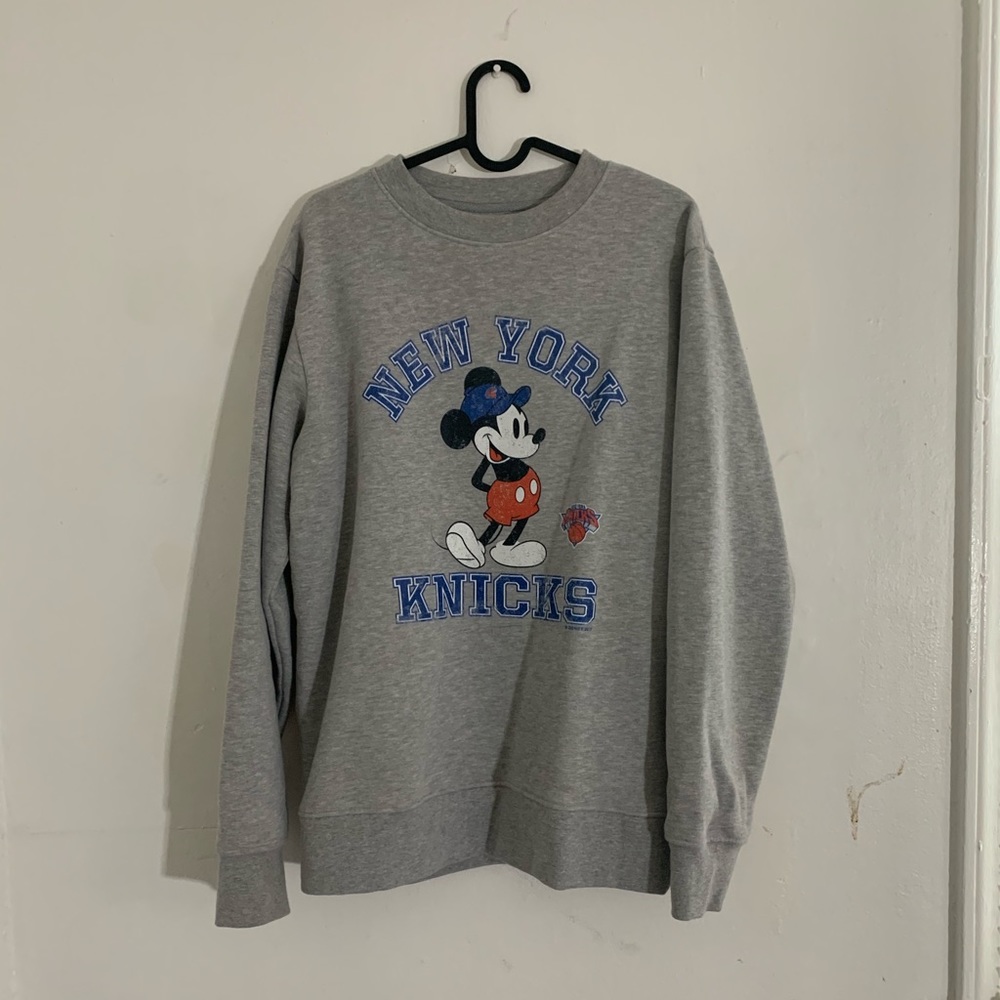 mickey mouse knicks sweatshirt